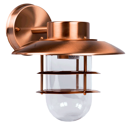Lampa gradina casian cupru 1xe27 40w ip44 erste