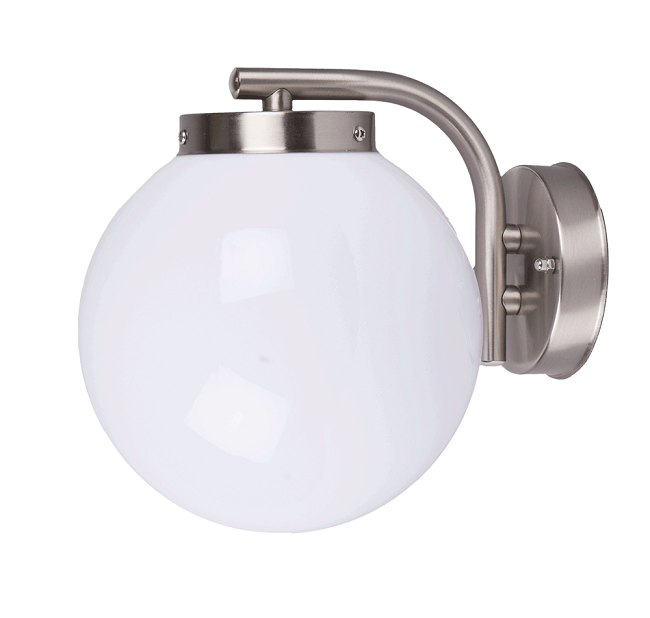 Lampa gradina mirko crom 1xe27 40w ip44 erste