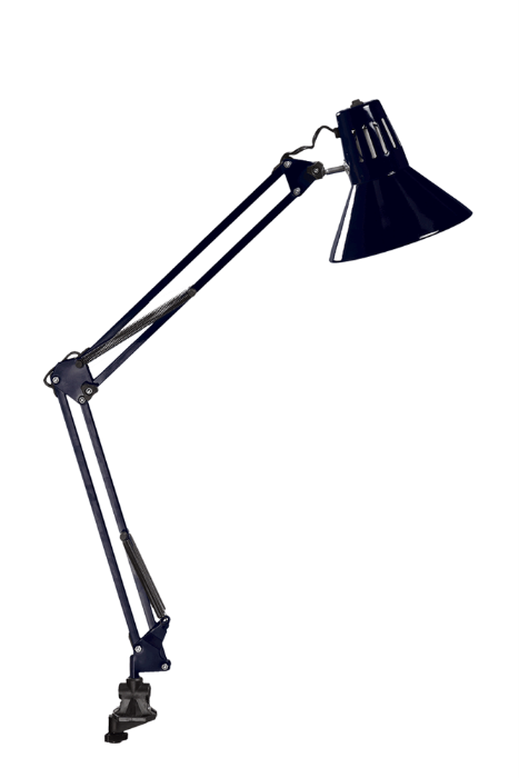 Lampa birou desk negru 1xe27 60w erste