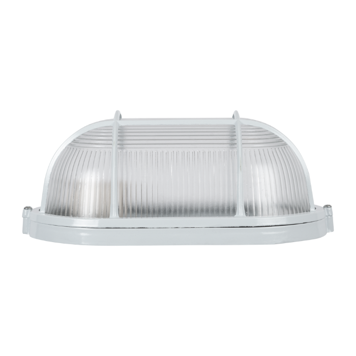 Lampa bat grila transparent 1xe27 max. 100w alb