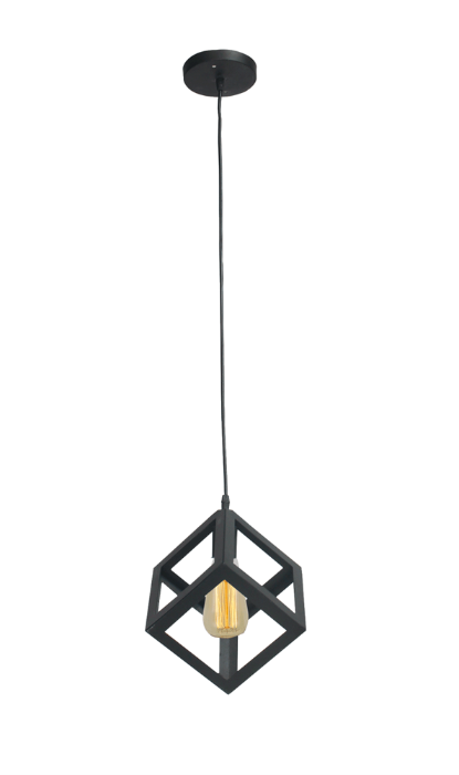 Pendul onyx negru 1xe27 60w erste