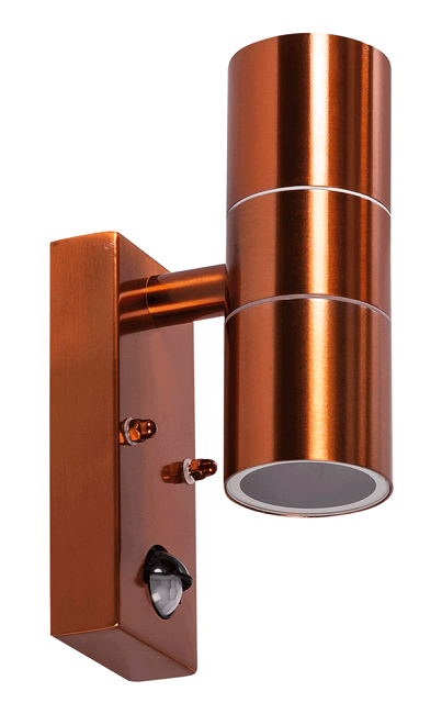 Lampa Gradina Senzor Antal Cupru 2xGU10 35W Erste