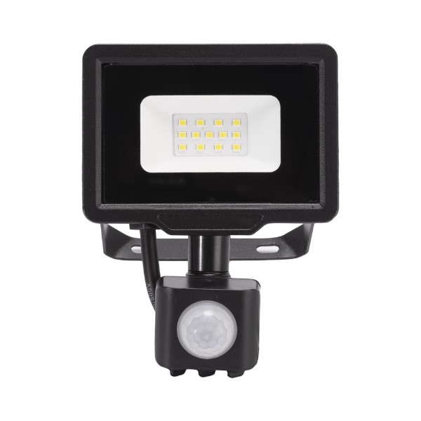 Proiector senzor smd slim led 10w negru novelite