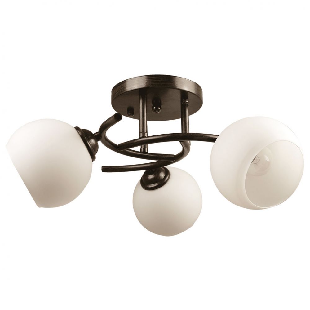 Lustra erste ramona wenge cu alb 3xe27