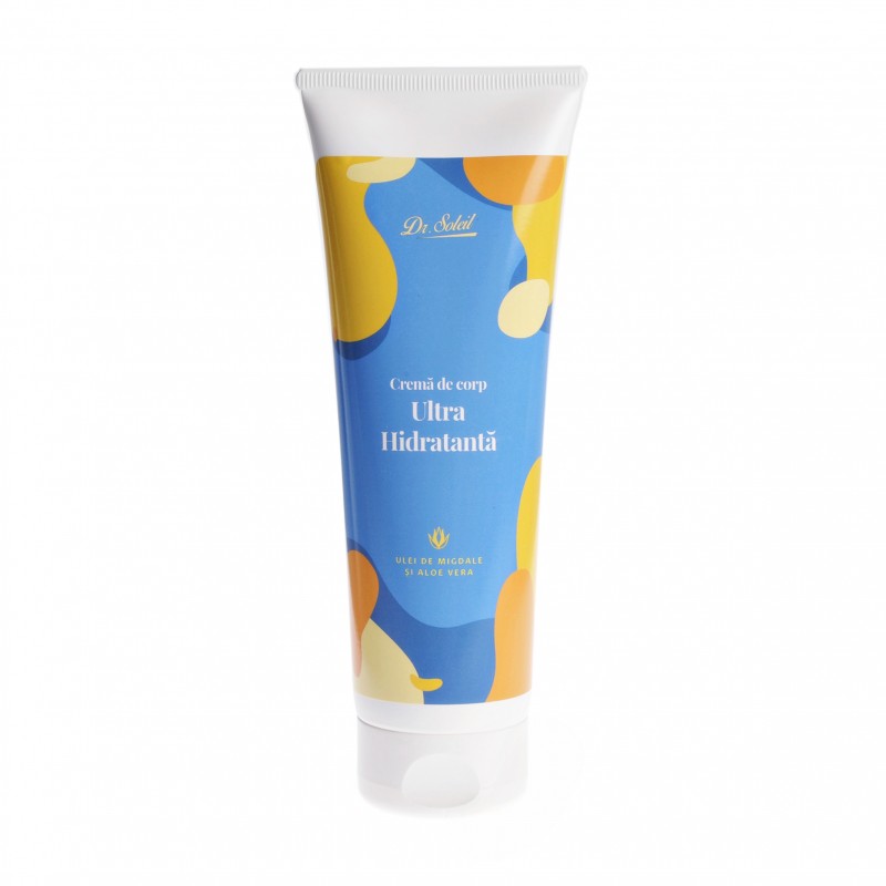 Crema de corp ultra hidratanta dr. soleil cu ulei de migdale si aloe vera, 250 ml
