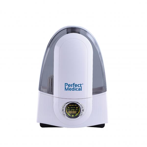 Umidificator de aer perfect medical cu ultrasunete automatic, 5.2l, programare, ionizare, filtru apa, higrometru