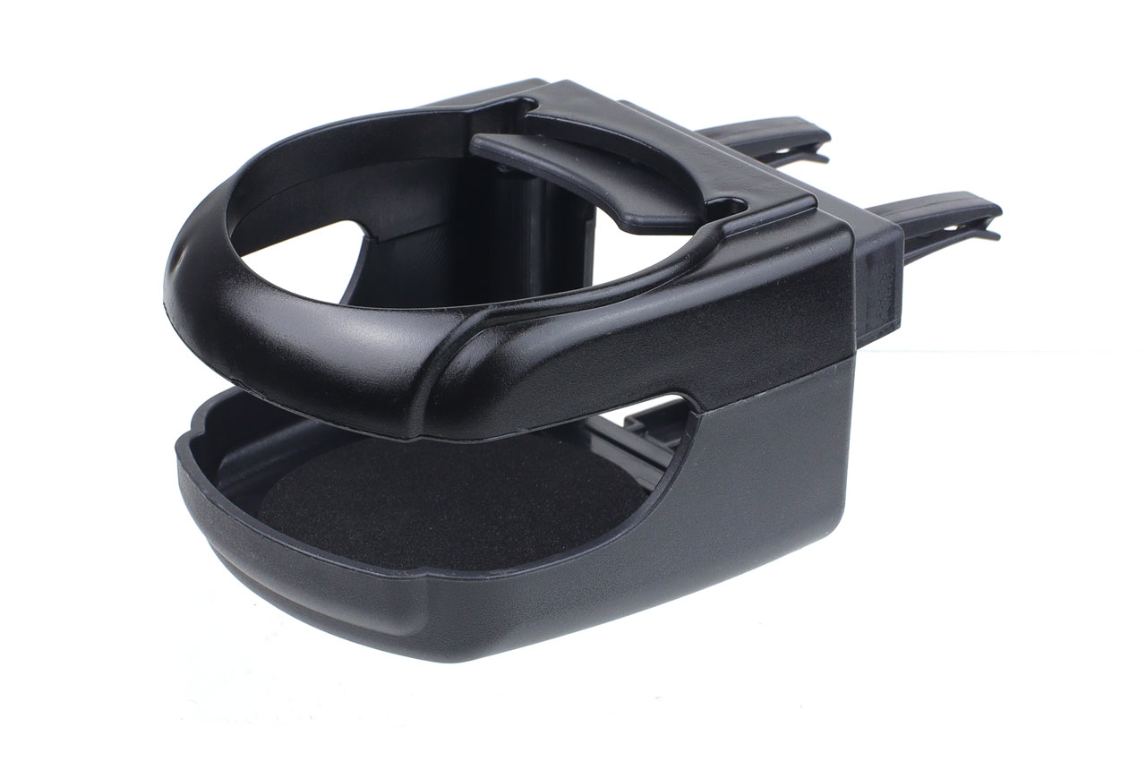 Suport auto universal pentru pahare, montaj in grila de ventilatie, culoare neagra, dh-03